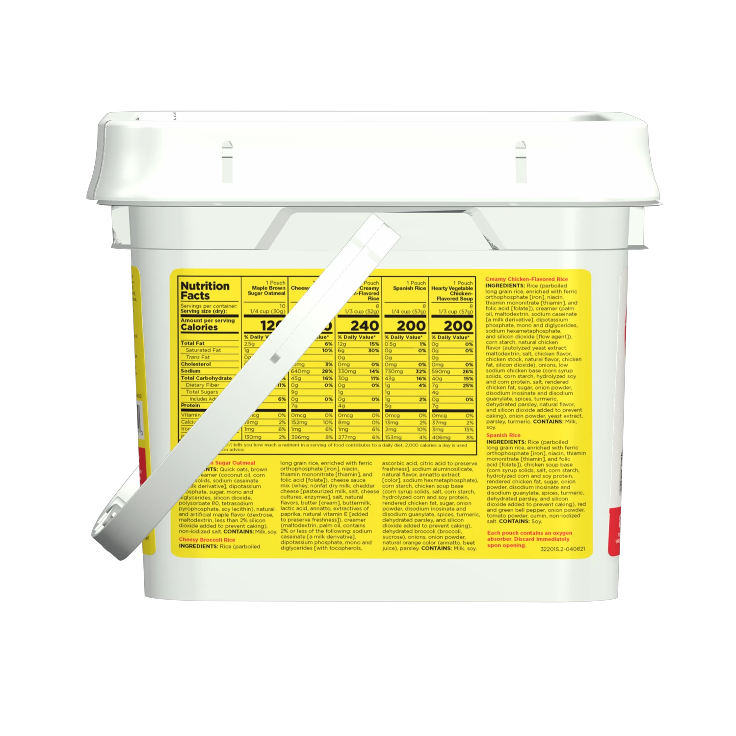 Augason Farms 1-Week 1-Person Emergency Food Pail 4 Augason Farms 1-Week 1-Person Emergency Food Pail - Image 4