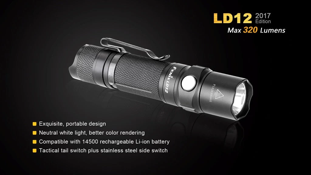 Fenix LD12 320 Lumens EDC Pocket Flashlight 14 Fenix LD12 320 Lumens EDC Pocket Flashlight - Image 14