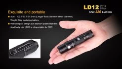Fenix LD12 320 Lumens EDC Pocket Flashlight 28 Fenix LD12 320 Lumens EDC Pocket Flashlight -Outdoor Camping Sales fenix ld12 1 1024 004