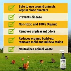 OverEZ Organic Coop Care Solution - 32OZ 8 OverEZ Organic Coop Care Solution - 32OZ -Outdoor Camping Sales image3 CoopCare 720x.jpg Good2goco