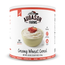 Augason Farms Creamy Wheat Cereal #10 Can