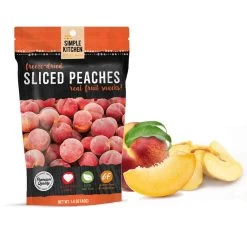Simple Kitchen Freeze-Dried Peaches - 6 Pack