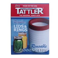Tattler Regular Reusable Canning Lids With Rings - 12 Pack