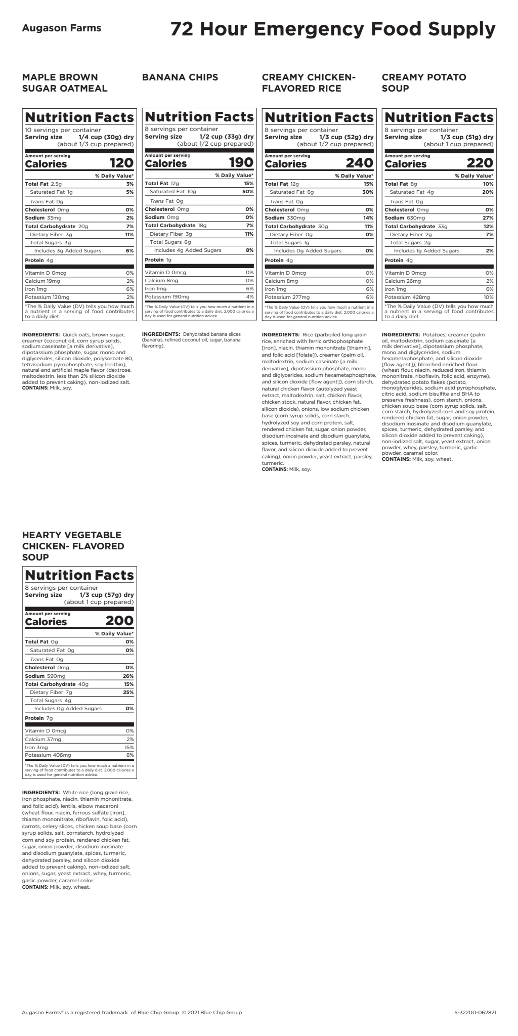 Augason Farms 72-Hour 1-Person Emergency Food Pail 12 Augason Farms 72-Hour 1-Person Emergency Food Pail - Image 12