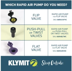 Klymit Insulated Static V Luxe SL Sleeping Pad -Outdoor Camping Sales thumbnail KlymitAirPumpsandValves 0d8fb819 c0ae 4279 bbc9 2bd76d536425