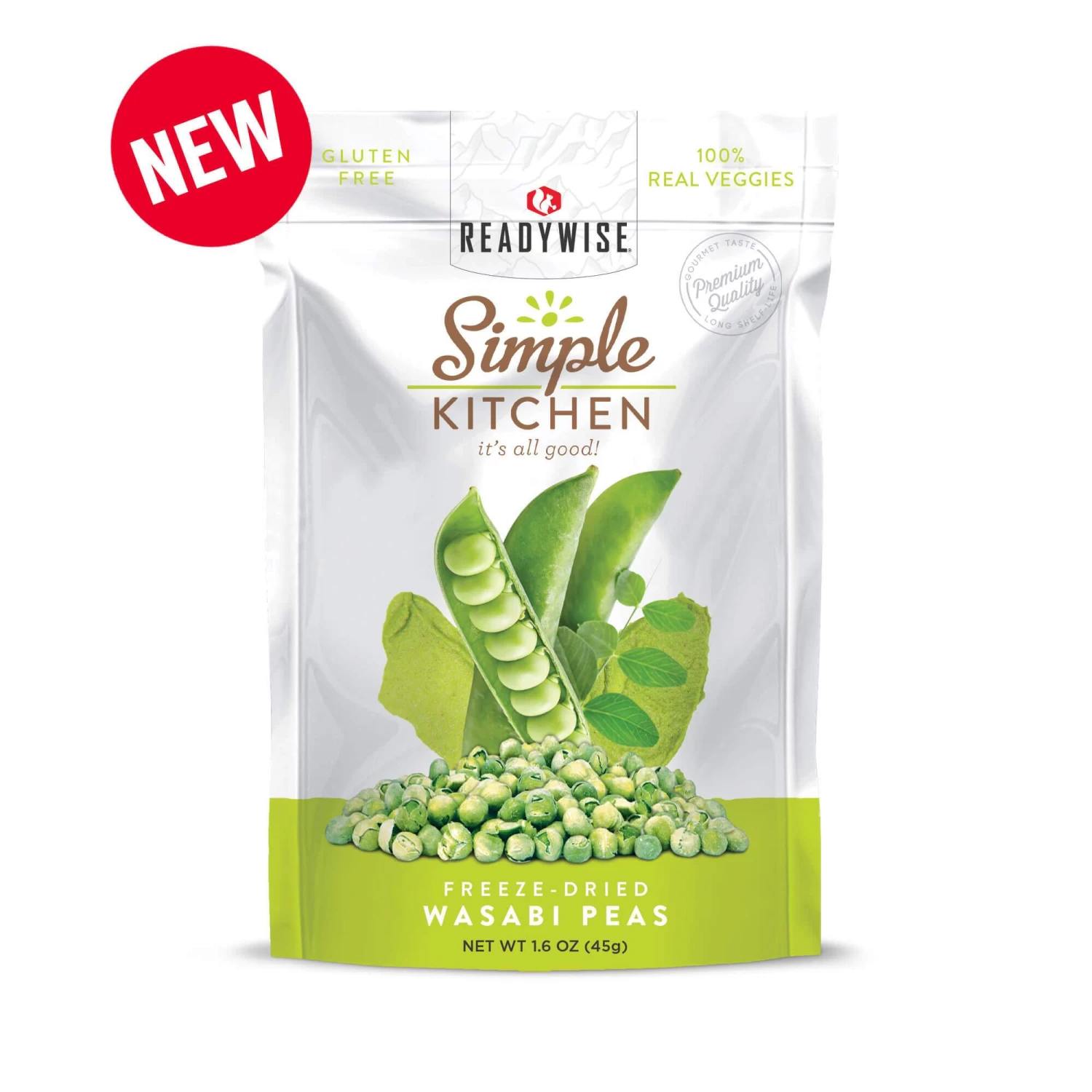 Simple Kitchen Wasabi Peas - 6 Pack 2 Simple Kitchen Wasabi Peas - 6 Pack - Image 2